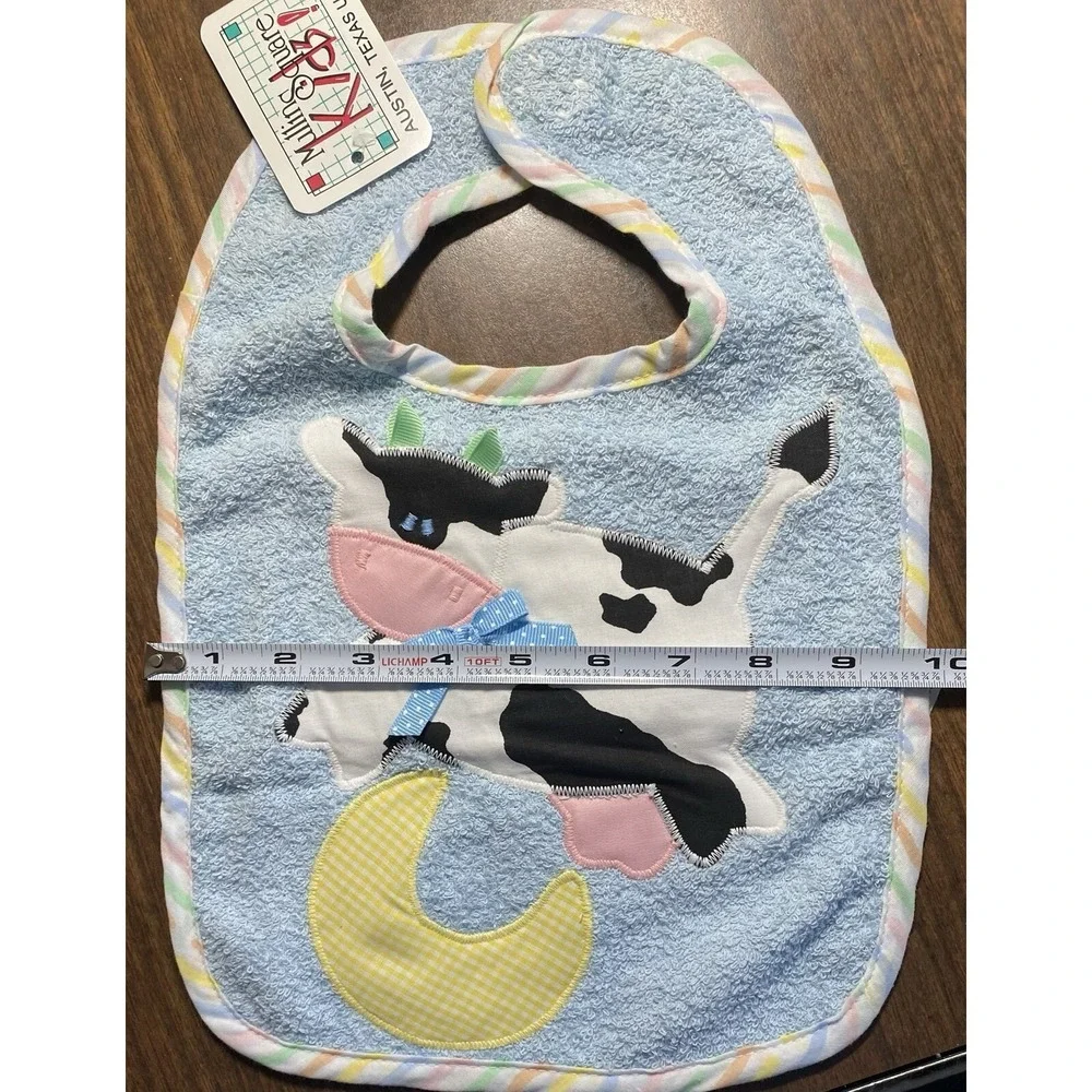 Vintage Baby Bibs & Burp Cloth Mixed Lot (8) New & Pre-owned Unisex Animals Boat